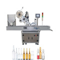 2 head vial oral liquid medicine filling machine with conveyor line